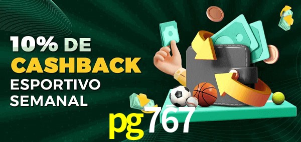 10% de bônus de cashback na pg767